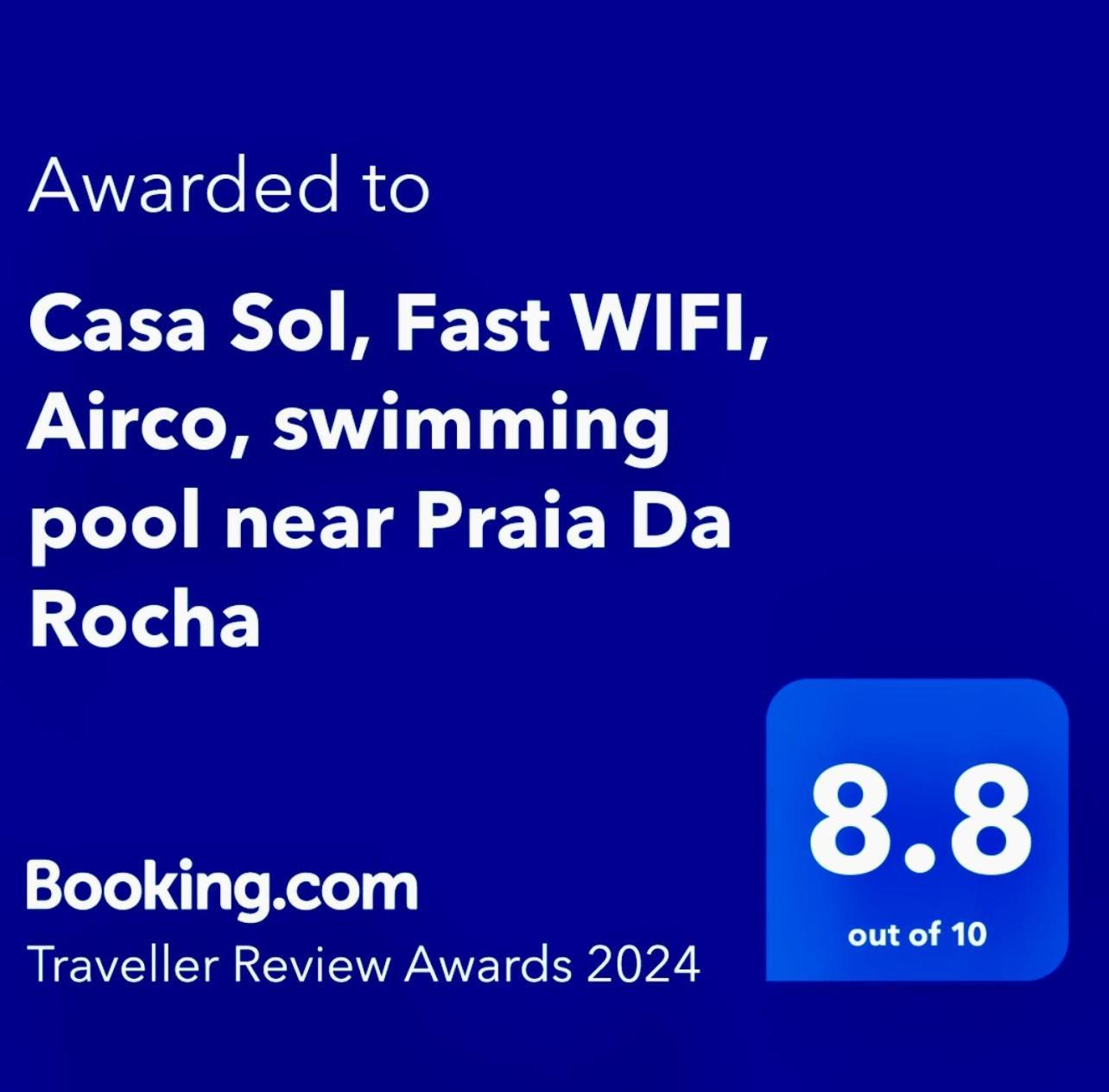 Casa Sol, Fast Wifi, Airco, Swimming Pool Near The Beach Praia Da Rocha Portimao Ngoại thất bức ảnh